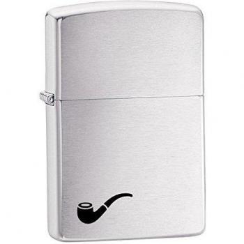 Zippo Pipe Lighter Brushed Chrome - Mechero, color cromo cepillado
