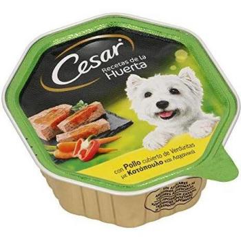 Cesar Wet Dog Food Garden Pate and Jelly Jub