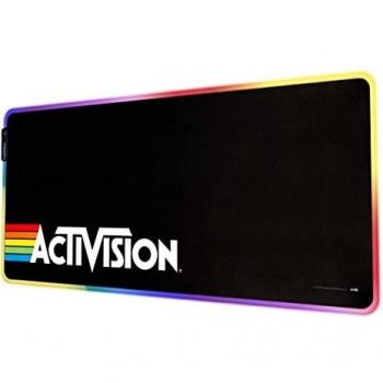Grupo Erik Alfombrilla Gaming RGB Activision - Alfombrilla ratón Luces LED 14 Modos, Base Goma Antideslizante