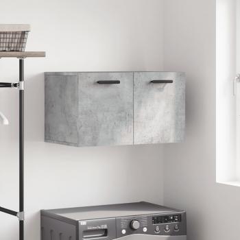 Mueble de pared gris hormigón 60x36,5x35 cm de madera multicapa Vidaxl