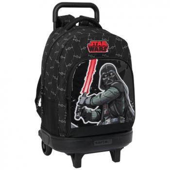 Mochila con carro compact extraíble Star Wars The Fighter 22x33x45 cm
