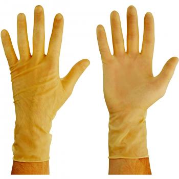 meditrade 1229l Gentle Tec extra larga látex untersuchungs Guante para salas de pura y Críticas usos, libre de polvo, unsteril, tamaño grande