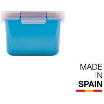 Valira Porta alimentos - Contenedor hermético de 0,4 L hecho en España, color azul