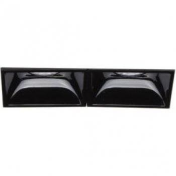 Foco empotrable Lika Metal, aluminio Negro 1 bombilla 5,4cm - IDEAL LUX Downlight Twin Empotrable Negro, 4000K, 6W