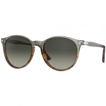 Gafas de sol Persol PO3228S 113771 Striped Grey/Gradient Grey Calibre 53, Lentes de Sol Para Hombre Marrónnes