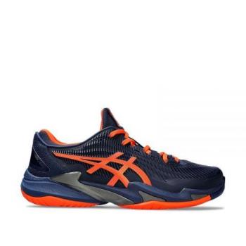 ASICS Court FF 3 Zapatilla de Tenis para Todas Las Superficies Hombre - Azul Oscuro, Naranja
