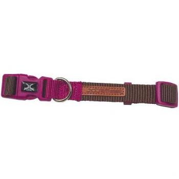 Collar de Nylon X-Trm Doble Premium Cardenal y Marrón