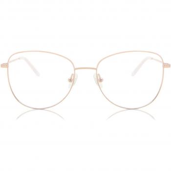 Gafas Anti-Azules Oval Montuta Completa Titanio Rose-Dorados Armazones Recetados para Mujer - SmartBuy Collection