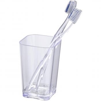 Wenko Candy Vaso para Cepillos de Dientes, Poliestireno, 7.3 x 7.3 x 11 cm