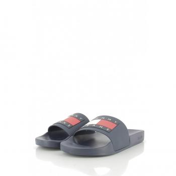 Tommy Jeans Pool Slide Essential Chanclas para Hombre en Azul Marino
