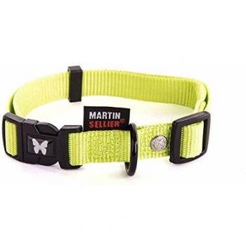 Collar Ajustable de Nylon Verde Martin Sellier XS