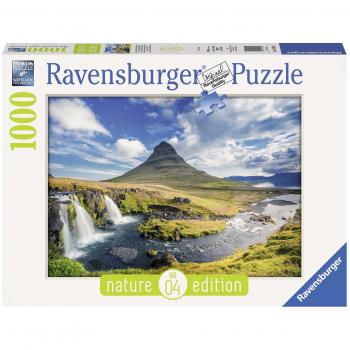 Rompecabezas Ravensburger 1000 piezas Cascada de Kirkjufell, Islandia - Edición Naturaleza N°4