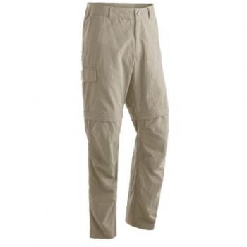 Maier Sports Trave Men's Convertible Hiking Pants, Size 29 Short, Beige, 100% Nylon