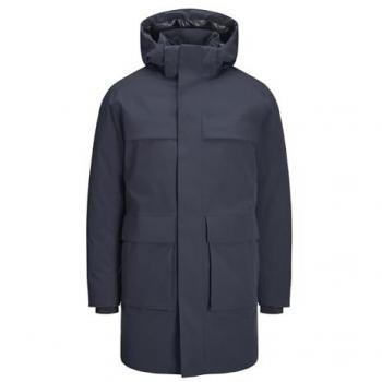 Jack & Jones Men's Premium Dark Navy Parka Wave Size M