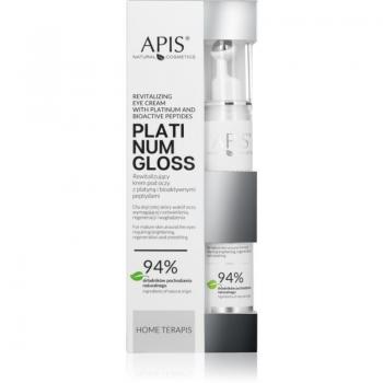 Crema Revitalizante para Contorno de Ojos Apis Platinum Gloss con Péptidos Bioactivos de Platino 10ml