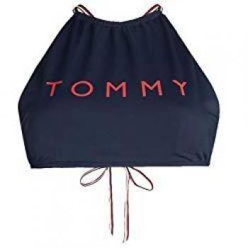 Tommy Hilfiger Top bikini mujer Crop Top RP, 416 UW0UW01443416S turquesa S