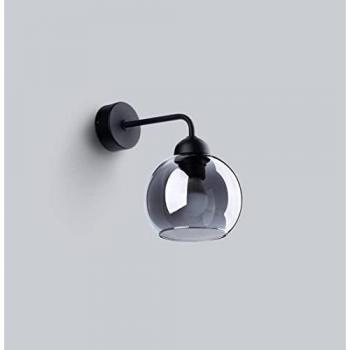 Aplique Alino 1 Negro - Aplique de pared moderno, diseño minimalista, acabado en color negro, material metalico, fuente de luz LED compatible, fácil instalación