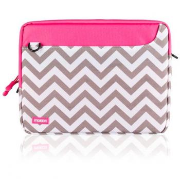 Indeca Gaming- Funda Bolsa modelo TRAVEL gris y rosa para consola Nintendo Switch