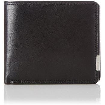 Bodenschatz Kings Nappa - Monedero de cuero hombre, color negro, talla 11 x 9 x 1 cm