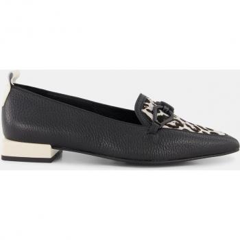 Dibia - Zapatos planos de mujer en piel con animal print