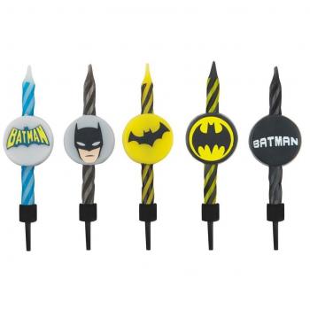Velas de cumpleaños Batman - Set de 10 - Licencia Oficial Cinereplicas DC Comics