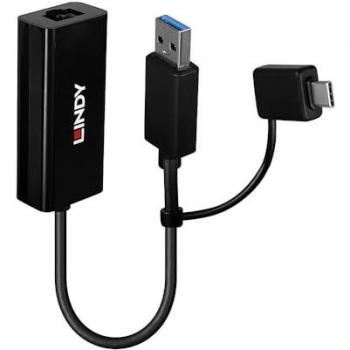 Convertidor Ethernet Gigabit USB 3.2 Gen 1 Lindy
