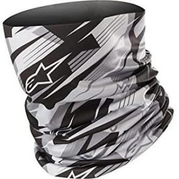 Alpinestars Blurred Neck Tube - Black Gray - One Size