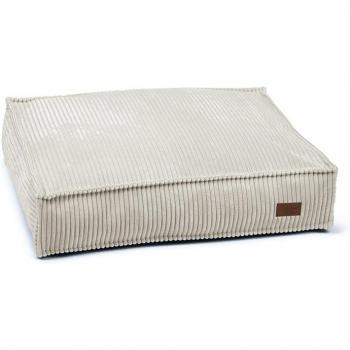 Cojín cama Designed by Lotte Ribbed, gris claro - aprox. 70 x 55 x 15 cm (L x An x Al)