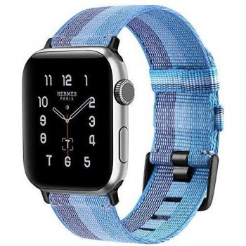 Oumida Correa Compatible con Apple Watch 38mm 40mm 42mm 44mm,Correa Tejida de Repuesto,Pulseras de Repuesto Nylon Tejida para iWatch Series 6 5 4 3 2 1
