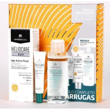 HELIOCARE 360º Age Active Fluid SPF50 Protector Solar 50ml + Endocare Cellage Serum 10ml + Agua Micelar 100ml Pack