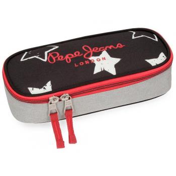 Pepe Jeans Jessa Neceser de Viaje, 22 cm, 0.99 litros, Negro