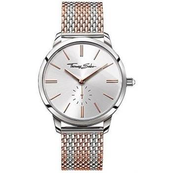THOMAS SABO Women's Analogue Quartz Watch with Stainless Steel Strap WA0273-283-201-33
