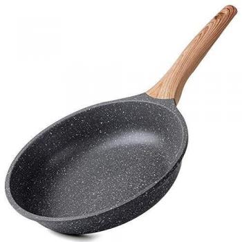ZUOFENG Sartén Antiadherente de 20CM, Aluminio Fundido Sartenes para Saltear.