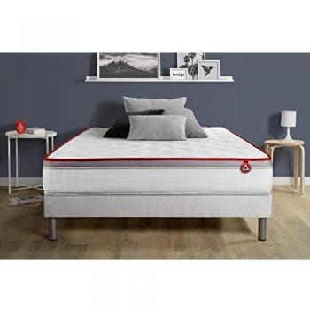 Colchón Vitalit blanco con espuma 90 x 190