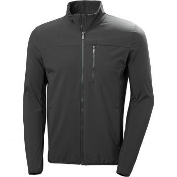 Helly Hansen Men's Crew Softshell Jacket 2.0 - Weatherproof, Dark Grey