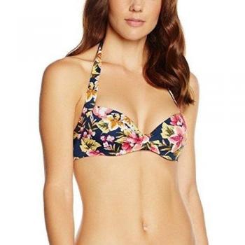MC2 Saint Barth - Emanuelle - Woman Balconcino Con Ferretto, Bikini Top para mujer, azul