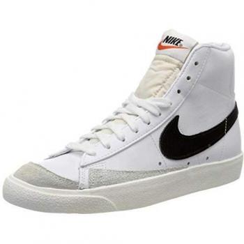 Nike Blazer Mid 77 Vintage Men's High Top Sneakers - White/Black - Size 11