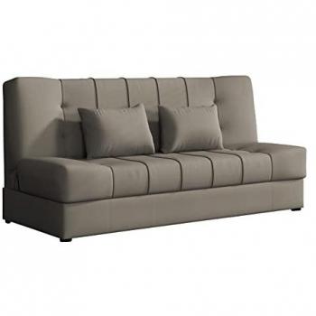 Sofá-cama Columbus 120 con caja de ropa de cama, Velluto 3, 194x88x90cm