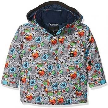 Quiksilver Boy 's Little Misión - Chaqueta para la nieve multicolor, tamaño pequeño/tamaño 6/7