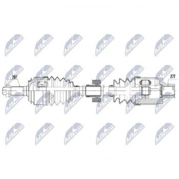 Árbol de transmisión NTY NPW-HD-047 con alta resistencia y durabilidad