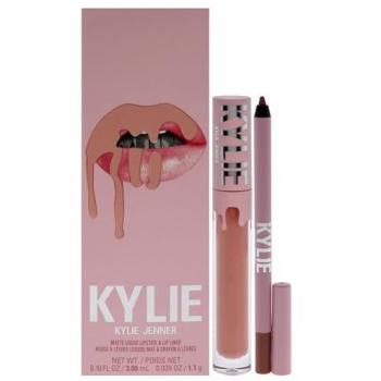 Kylie Cosmetics Matte Lip Kit - 700 Bare Unisex Set (3ml Liquid Lipstick + 1.1g Lip Liner)