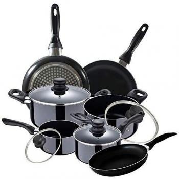 Batería de Cocina San Ignacio Porto 8 Piezas con Sartenes Antiadherentes y Aptas para Inducción - Aluminio Presionado