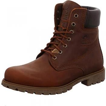 Panama Jack Men's Brown Waterproof Leather Ankle Boots Size 43