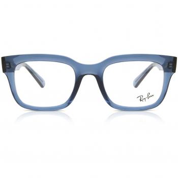 Ray-Ban RX7217F Chad Asian Fit 8266 Men's Eyeglasses Blue Size 54 - Blue Light Block Available
