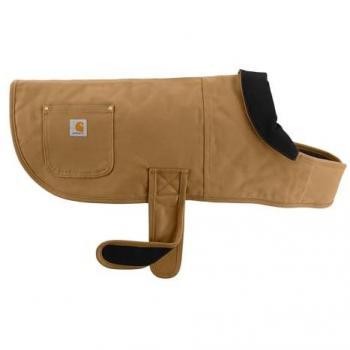 Carhartt Rain Defender Brown Chore Coat for Dogs - Small