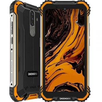 Movil resistente doogee s58 pro smartphone 4g android 10 camara triples 16mp camara frontal 16mp 6gb64gb 5180mah 57 pulgada ip68ip69k telefono movil libre antigolpes nfcgps naranja