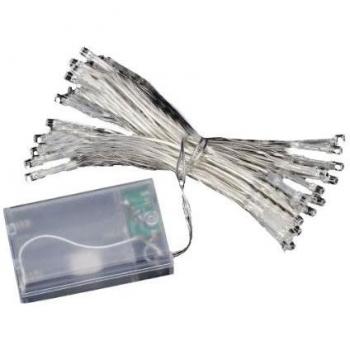 4m LEDs 13 pies Funciona Con Pilas Luces Cadena de Navidad de Boda luz de la secuencia
