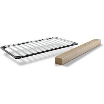 Somier Reforzado Remo 90 x 190 cm con 4 Patas Roscadas y Estructura Metálica Desmontable