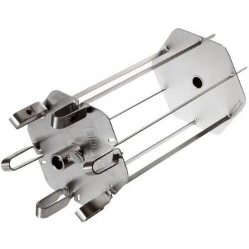 Espeto Giratorio para Parrilla Weber 17395 con Accesorios para Rotisserie