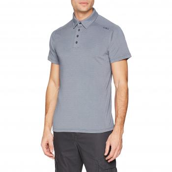 CMP 38t7237 - Camiseta para Hombre, Hombre, Camiseta, 38T7237, Nero BLU, 56